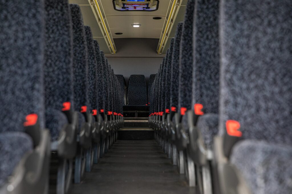 CDC Charter bus seats