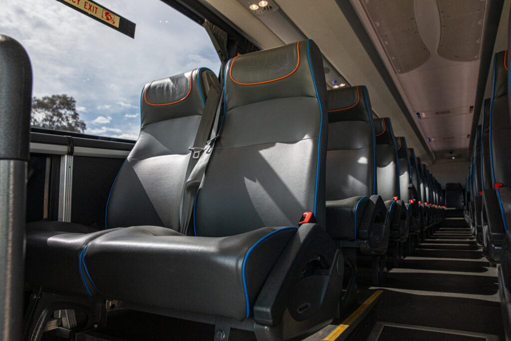 CDC Charter bus seats