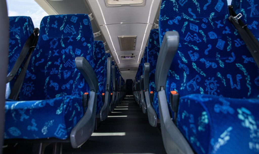 CDC Charter bus seats